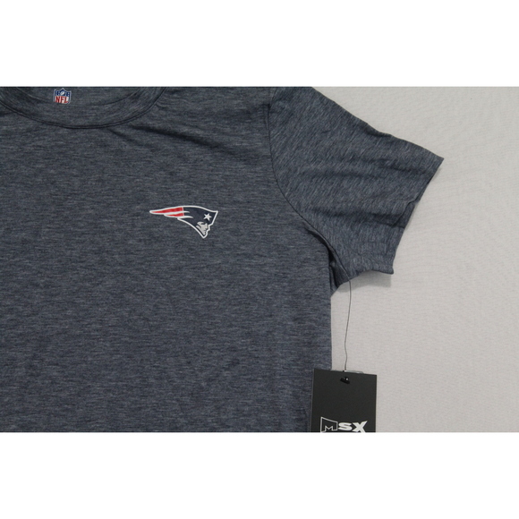 New England Patriots Women Gray Shirt Short Sleeve MSX Michael Strahan Medium - Picture 4 of 12